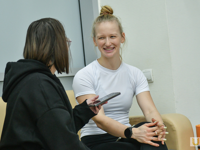 Молодежная сборная России по гребле на байдарках и каноэ в НИИ Поволжского / Павел Железняк