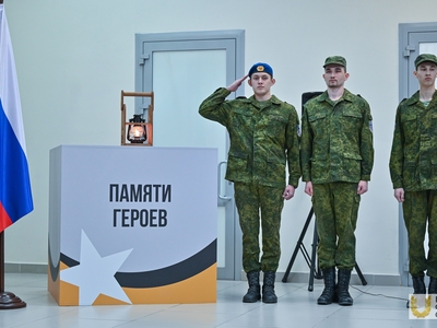 Межвузовская эстафета «Огонь Победы» / Валерия Соколова, Павел Железняк