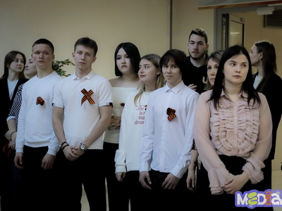 Межвузовская эстафета «Огонь Победы» / Валерия Соколова, Павел Железняк