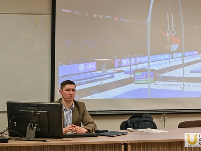 Судейский семинар по спортивной гимнастике / Валерия Соколова, Павел Железняк