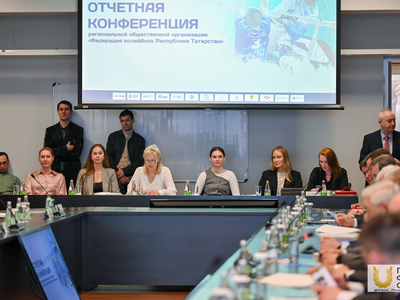 Отчетная конференция Федерации волейбола РТ / Павел Железняк, пресс-служба минспорта РТ