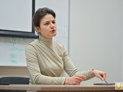 Встреча студентов с зампредседателя Госкомитета по туризму РТ, в рамках проекта «Обучение служением» /Павел Железняк