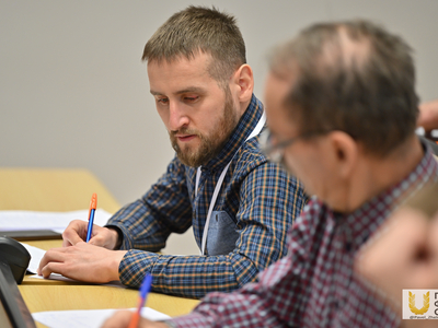 Судейский семинар по спортивной гимнастике / Валерия Соколова, Павел Железняк