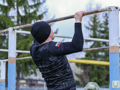 Выездное выполнение нормативов комплекса ГТО для бойцов казанского отряда спецназначения «Барс» / Алина Гильмуллина