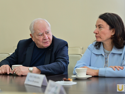 Встреча ректора с Николаем Гарбовским / Павел Железняк