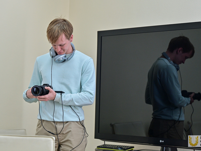 Встреча ректора с Николаем Гарбовским / Павел Железняк