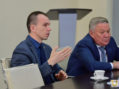 Встреча ректора с Николаем Гарбовским / Павел Железняк