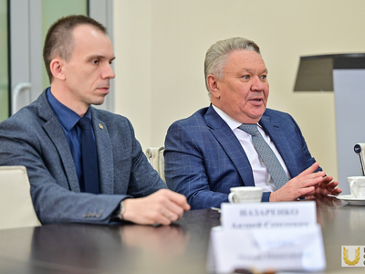 Встреча ректора с Николаем Гарбовским / Павел Железняк