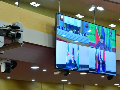 Брифинг в Кабинете Министров Республики Татарстан с участием ректора университета / пресс-служба Правительства РТ