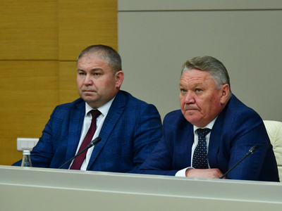 Брифинг в Кабинете Министров Республики Татарстан с участием ректора университета / пресс-служба Правительства РТ