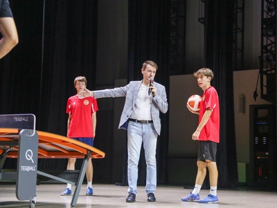 
Republican Conference of Education and Science Workers: All About Teqball from the Stage of a Sports University in Tatarstan
