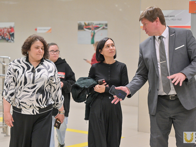 Визит Анастасии Жуковой директора Дирекции форума «Спортивная держава» / Павел Железняк