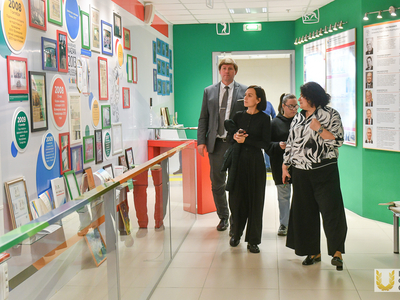 Визит Анастасии Жуковой директора Дирекции форума «Спортивная держава» / Павел Железняк