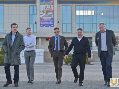 Выездное совещание на объектах университета с участием министра спорта Татарстана / Павел Железняк