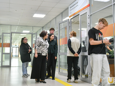 Визит Анастасии Жуковой директора Дирекции форума «Спортивная держава» / Павел Железняк