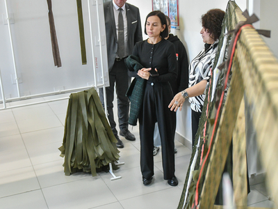 Визит Анастасии Жуковой директора Дирекции форума «Спортивная держава» / Павел Железняк