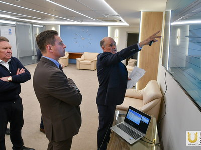 Выездное совещание на объектах университета с участием министра спорта Татарстана / Павел Железняк