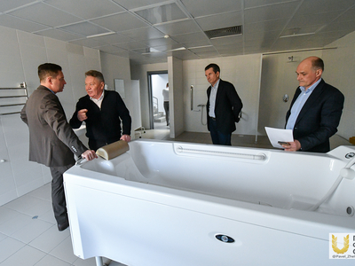 Выездное совещание на объектах университета с участием министра спорта Татарстана / Павел Железняк