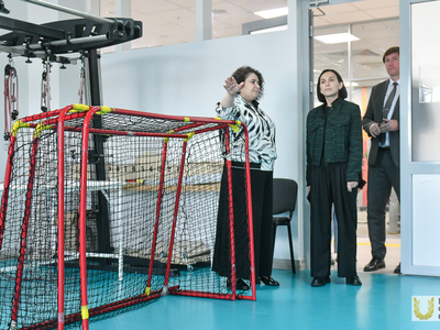 Визит Анастасии Жуковой директора Дирекции форума «Спортивная держава» / Павел Железняк