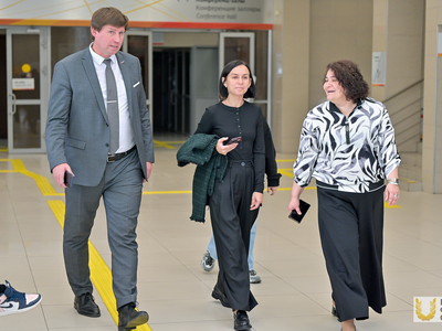 Визит Анастасии Жуковой директора Дирекции форума «Спортивная держава» / Павел Железняк