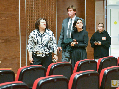 Визит Анастасии Жуковой директора Дирекции форума «Спортивная держава» / Павел Железняк