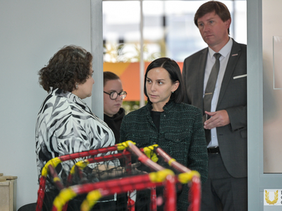 Визит Анастасии Жуковой директора Дирекции форума «Спортивная держава» / Павел Железняк