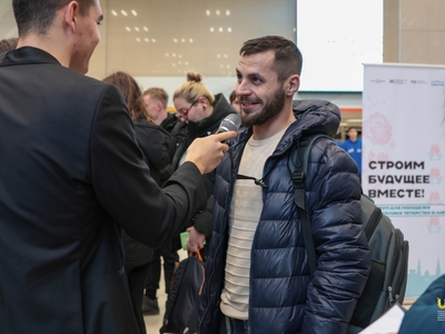 Встреча делегации форума для молодежи Татарстана и ЛНР «Мост единства» / Алина Гильмуллина