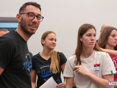 Функциональное обследование сборной Сербии по плаванию / Кира Грудина