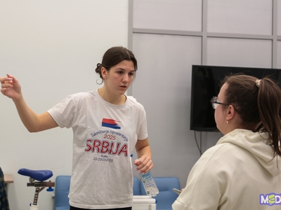 Функциональное обследование сборной Сербии по плаванию / Кира Грудина