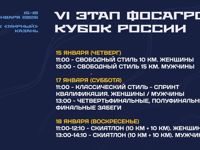 
IV этап ФОСАГРО Кубок России
