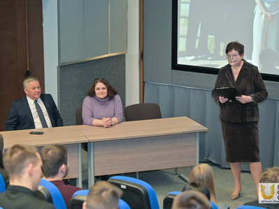 Встреча учащихся колледжа Университета с ректором / Павел Железняк