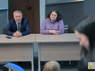 Встреча учащихся колледжа Университета с ректором / Павел Железняк