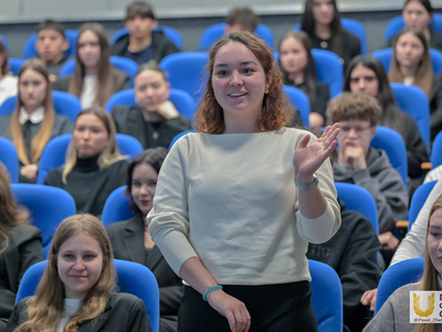 Встреча учащихся колледжа Университета с ректором / Павел Железняк