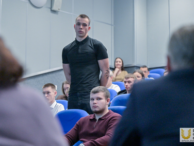 Встреча учащихся колледжа Университета с ректором / Павел Железняк