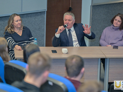 Встреча учащихся колледжа Университета с ректором / Павел Железняк