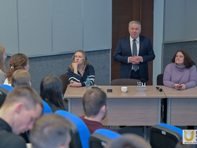 Встреча учащихся колледжа Университета с ректором / Павел Железняк