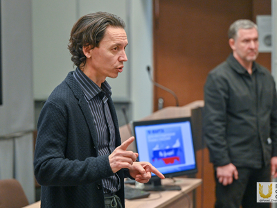 Лекция в честь воссоединения Крыма / Павел Железняк