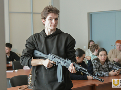 Спортивно-военизированное мероприятие, посвященное Дню защитника Отечества / Павел Железняк