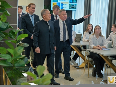 Раис Татарстана осмотрел учебный ресторан Поволжского университета