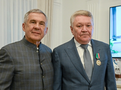 Рафис Бурганов награжден орденом «За заслуги перед Республикой Татарстан»