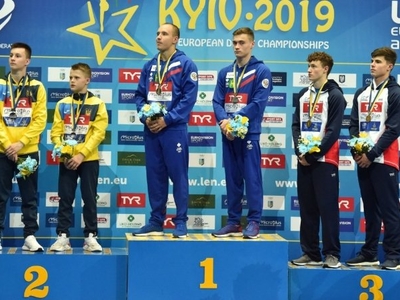 «Академики» Шлейхер и Белёвцев – чемпионы Европы по прыжкам в воду 