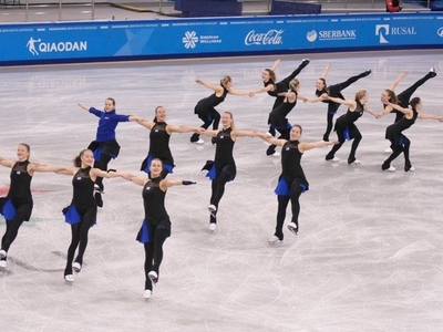 Tatarstan team is the second after a short program in synchronized figure skating at the Universiade