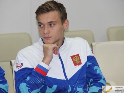 "Academician" Nikita Schleicher won two gold medals at the Russian championship in diving