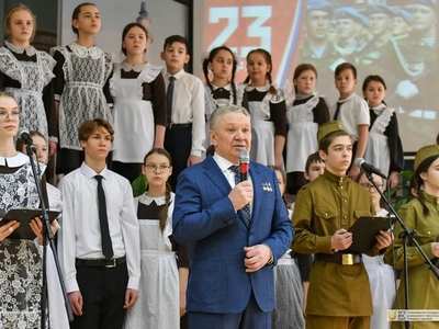And again, the Fatherland called the heroes... Rafis Burganov took part in the event dedicated to the heroism of the defenders of the Fatherland