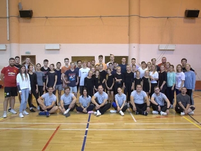 Преподаватели и студенты кафедры - организаторы спортивных сборов по акробатическому рок-н-роллу