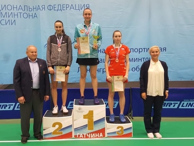The academicians won 5 medals at the Russian badminton Championships