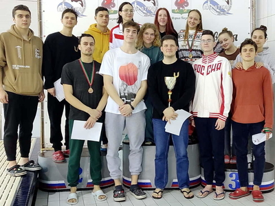 23 медали пловцов Поволжского университет на чемпионате Республики Татарстан 