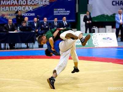 "Academicians" are the winners and prize-winners of the world championship on wrestling on belts