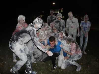 Flour and eggs bonded the oath: of first-year students have devoted in students