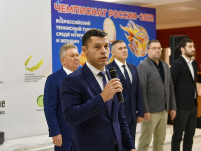Russian tennis championship started at the Volga Region University facility